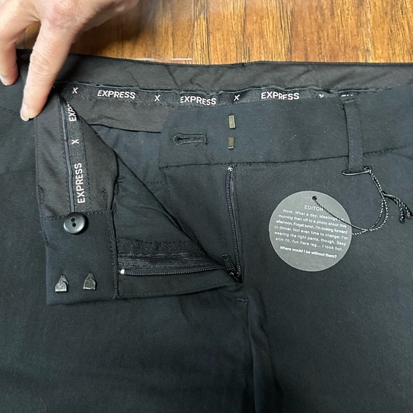 Express Editor Lower Rise Flare Leg Slim Fit Brand NWT - Picture 2 of 10